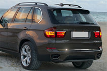 BMW X5 E70 2007-2013 Listwa bagażnika stal nierdzewna zdjęcia 1
