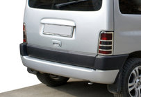 Citroen Berlingo 1996-2008 Chromowane nakładki na lampy tylne (2 szt., stal nierdzewna) Carmos - Turecka Stal Nierdzewna zdjęcia 5
