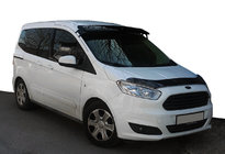 Ford Courier 2014-2023 Daszek na szybę przednią (czarny połysk, 5mm) zdjęcia 1