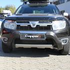 Renault Duster 2008–2017 Nakładka na przedni zderzak (ABS, szara) zdjęcia 1