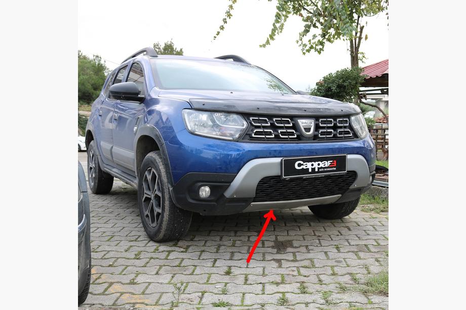 Dacia Duster 2018-2024 Dolna Nakładka Zderzaka Przedniego (ABS, Szara) Image