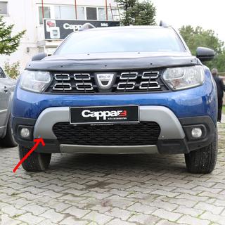 Nakładka górna na przedni zderzak (ABS, szara) Renault Duster 2018-2024 zdjęcia 1
