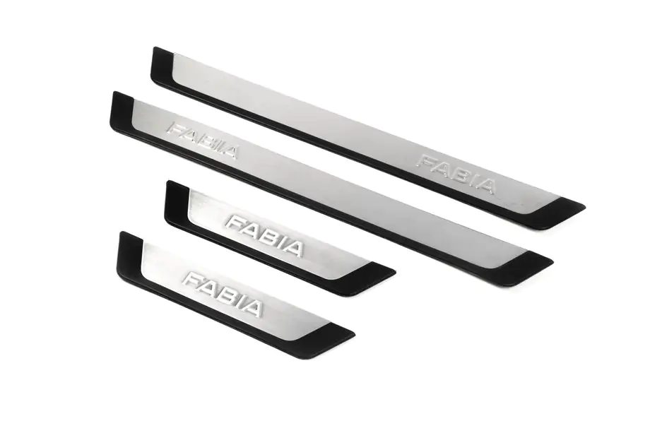 Skoda Fabia 2014-2021 Nakładki progowe OmsaLine-Flexill (4 szt) Image
