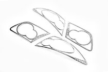 Mazda 6 2003-2008 Chromowane nakładki na tylne lampy (2 szt., plastik) zdjęcia 2