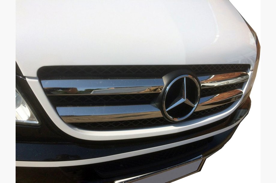 Mercedes Sprinter W906 2006–2018 Chromowane Nakładki na Grill (2006-2013, Stal Nierdzewna) Zdjęcia 3