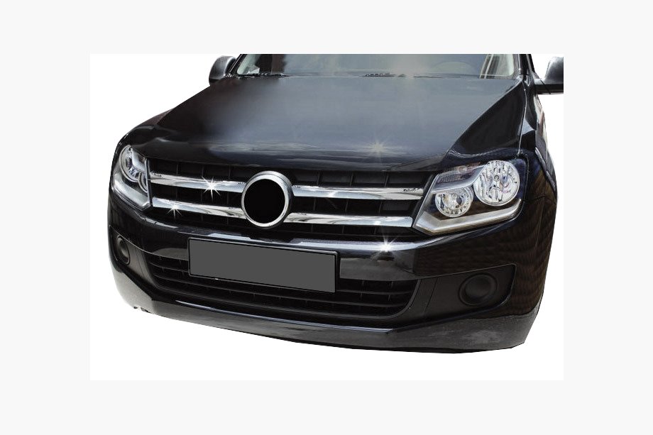 Volkswagen Amarok 2010-2022 Nakładki na grill chromowane 2010-2016 (szerokie paski, 4 szt, stal nierdzewna) Image