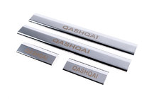 Nissan Qashqai 2010-2014 Nakladki na progi plastikowe stal nierdzewna (4 szt.) zdjęcia 5
