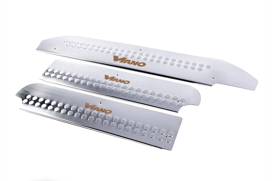 Mercedes Viano 2004-2014 Nakładki progowe wewnętrzne Carmos V1 stal nierdzewna 4 szt, Carmos - Stal Turecka Image