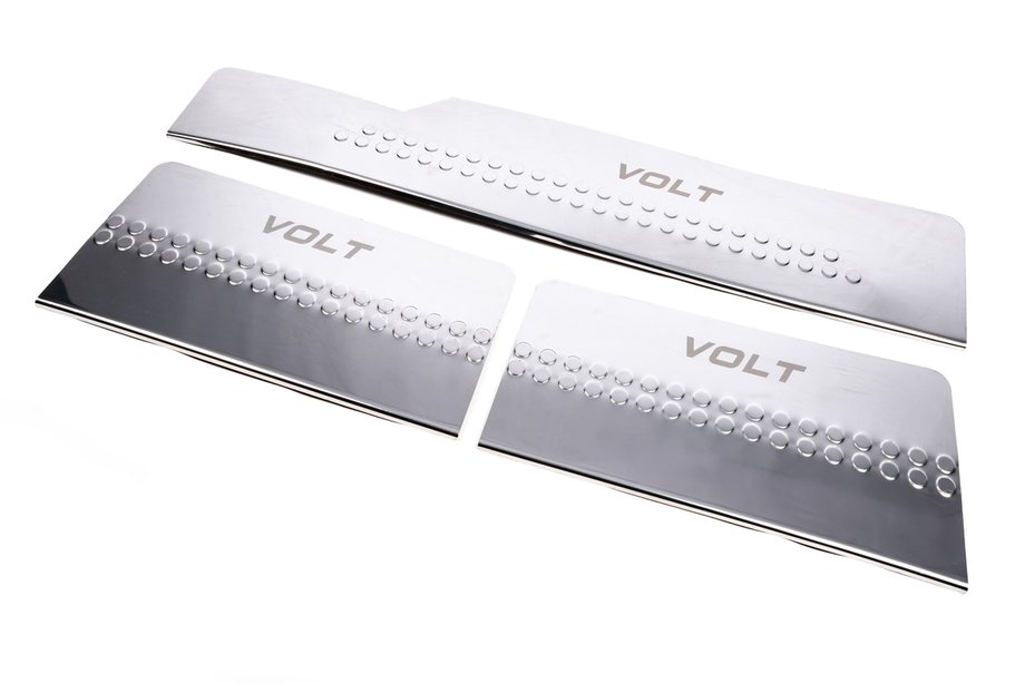 Volkswagen LT 1995-2006 Nakładki na wewnętrzne progi ze stali nierdzewnej Carmos V1 (3 szt.) Image