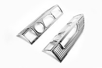 Citroen Jumper 2007-2025 Chromowane Nakładki na Tylne Lampy z Wygięciem (2 szt, Plastik) zdjęcia 3