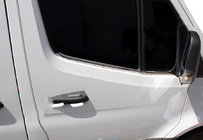 Mercedes Sprinter W907/W910 2018- Chromowane Listwy Ozdobne na Szyby (4 szt) zdjęcia 1