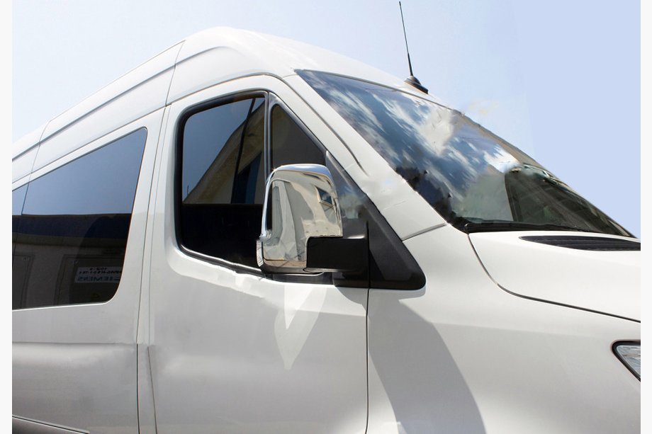 Mercedes Sprinter W907/W910 2018- Nakładki na Lusterka (2 szt., Stal Nierdzewna) Image
