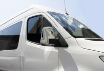 Mercedes Sprinter W907/W910 2018- Nakładki na Lusterka (2 szt., Stal Nierdzewna) zdjęcia 1