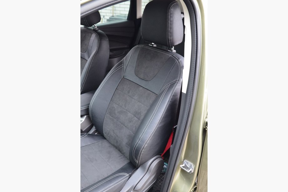 Ford Kuga/Escape 2013-2019 Pokrowce samochodowe szyte na miarę SoyuzAuto Leather Style Image
