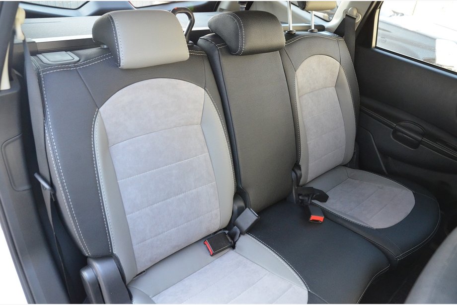 Nissan Qashqai 2007-2010 Pokrowce Samochodowe SoyuzAuto Skórzany Styl Zdjęcia 5