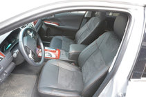 Toyota Camry 2011–2017 Pokrowce Samochodowe (Skóra Syntetyczna i Zamiennik Alcantary, Elite) zdjęcia 1