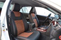 Toyota Camry 2011–2017 Pokrowce Samochodowe (Skóra Syntetyczna i Zamiennik Alcantary, Elite) zdjęcia 4