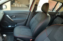 Renault Sandero 2013-2022 Pokrowce Samochodowe SoyuzAuto Leather Style zdjęcia 2
