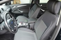 Ford Mondeo 2008-2014 Pokrowce Samochodowe (Skóra Ekologiczna↗Tkanina, Premium) zdjęcia 1
