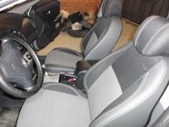 Hyundai Elantra (HD) 2006-2011 Pokrowce samochodowe z ekoskóry Brothers Premium zdjęcia 1