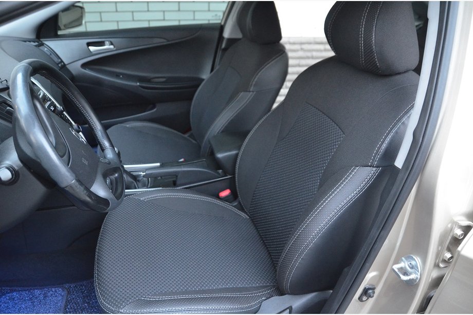 Hyundai Sonata YF 2010-2014 Pokrowce Samochodowe SoyuzAuto Premium Image