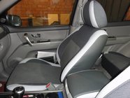 Kia Sorento I BL 2002-2009 Nowość! Dedykowane pokrowce samochodowe z ekoskóry Brothers Premium zdjęcia 2