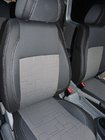 Volkswagen Caddy 2004-2010 Pokrowce Samochodowe (Skóra Syntetyczna↗Tkanina, Premium) Przednie fotele (1+1) zdjęcia 8