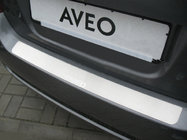 Chevrolet Aveo T250 2005-2011 Nakładka na tylny zderzak Nataniko (stal nierdzewna) zdjęcia 1