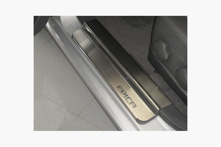 Chevrolet Epica 2006-2014 Nakładki progowe NataNika Premium (stal nierdzewna) Image