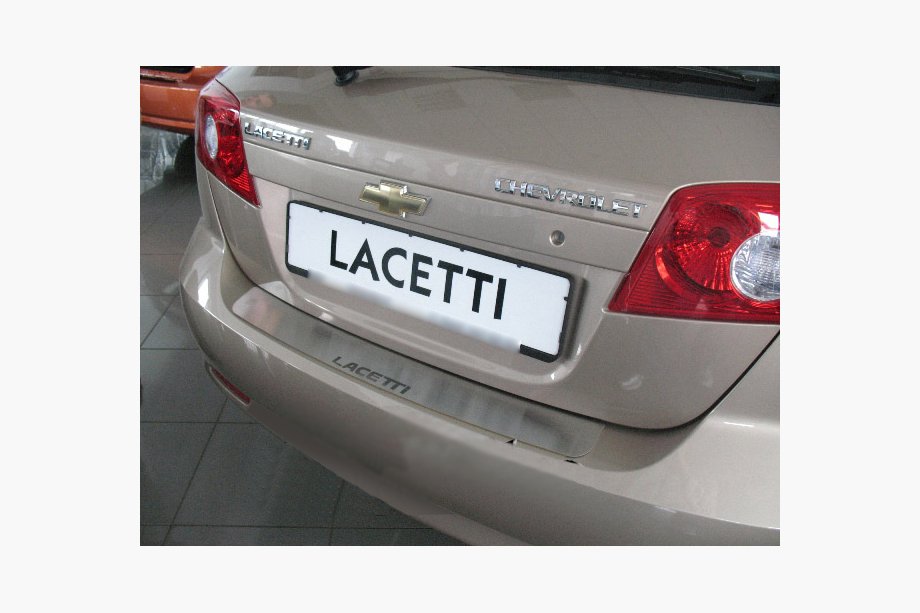 Chevrolet Lacetti 2003-2024 Nakładka na tylny zderzak Natanika (stal nierdzewna) Image