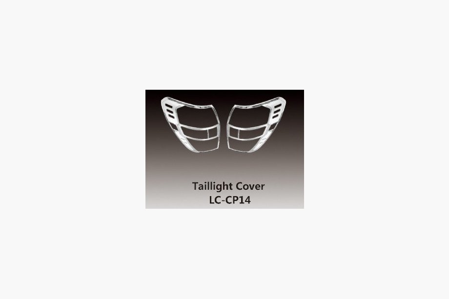 Chevrolet Captiva 2006-2019 Chromowane nakładki na tylne lampy (2 szt., plastik) Image
