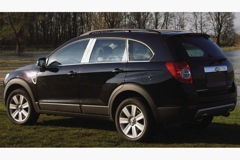 Opel Antara 2006-2017 Nakładki na słupki ze stali nierdzewnej Image