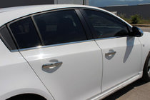 Chevrolet Cruze 2009–2015 Listwy Ozdobne Szyb Nierdzewne HB, Carmos - Stal Turecka zdjęcia 1