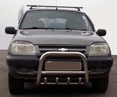 Chevrolet Niva 1998-2020 Przedni Pałąk QT006 (Stal Nierdzewna) zdjęcia 2