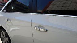 Chevrolet Cruze 2009–2015 Listwy Ozdobne Szyb Nierdzewne HB, Carmos - Stal Turecka zdjęcia 3