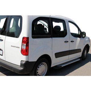 Progi Boczne Line (2 szt., Aluminium) Citroen Berlingo 2008-2018 zdjęcia 3