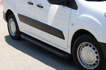 Peugeot Partner Tepee 2008-2018 Progi Boczné Allmond Black (2 szt., Aluminium) zdjęcia 1