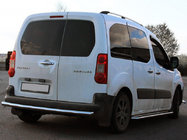 Peugeot Partner Tepee 2008-2018 Tylny Ochraniacz AK002 (Stal Nierdzewna) 60 mm zdjęcia 1