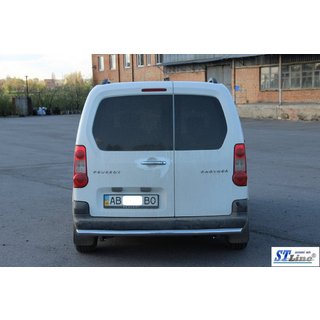Tylny Ochraniacz AK002 (Stal Nierdzewna) Peugeot Partner Tepee 2008-2018 zdjęcia 2