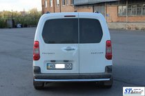Peugeot Partner Tepee 2008-2018 Tylny Ochraniacz AK002 (Stal Nierdzewna) 60 mm zdjęcia 2