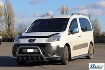 Peugeot Partner Tepee 2008-2018 Pałąk Przedni WT003-Plus (Stal Nierdzewna) zdjęcia 2