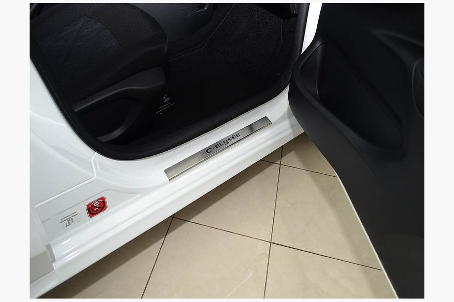 Citroen C-Elysee 2013-2022 Nakładki na progi Nataniko (4 szt, Stal Nierdzewna) Image