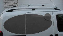 Fiat Fiorino/Qubo 2008-2024 Relingi Dachowe, Kolor Chrom zdjęcia 1