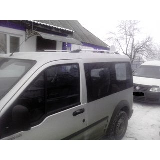 Relingi Dachowe Chromowane (Stopy Plastikowe) Ford Connect 2006–2009 zdjęcia 3