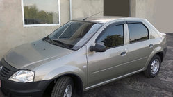 Renault Logan I 2008-2013 Deflektory Okien (4 szt, ANV) zdjęcia 1