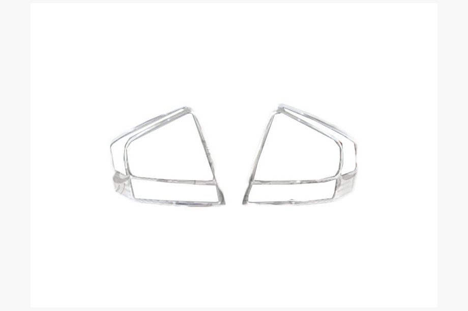 Kia Cerato 1 2004-2009 Chromowane nakładki na tylne lampy (2 szt., plastik) Image