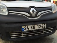 Renault Kangoo 2008–2020 Jednoczęściowa kratka zderzaka ze stali nierdzewnej zdjęcia 4