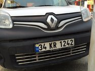 Renault Kangoo 2008–2020 Jednoczęściowa kratka zderzaka ze stali nierdzewnej zdjęcia 7