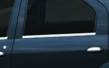 Renault Logan I 2005-2008 (Carmos) Listwy Ozdobne Okien Nierdzewne zdjęcia 1