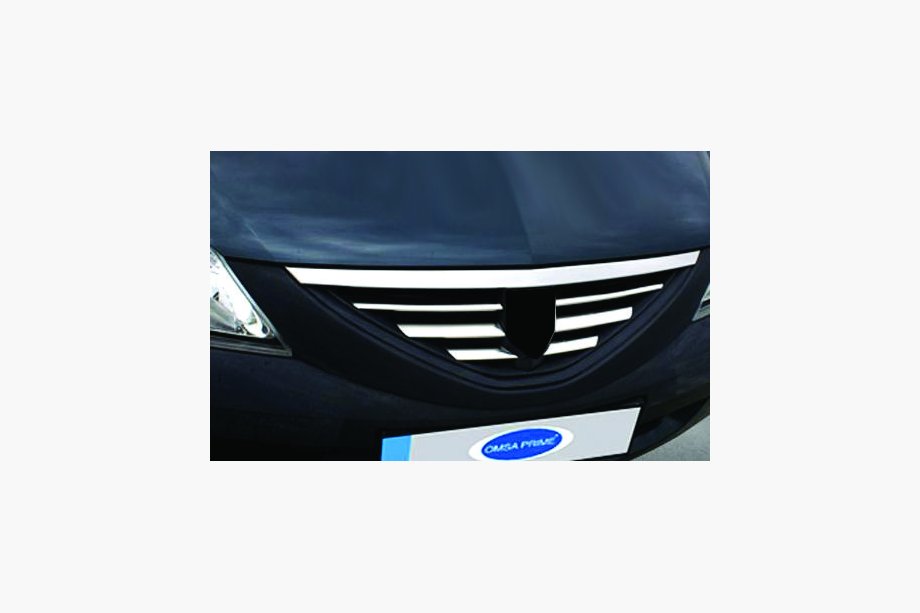 Dacia Logan MCV 2004-2014 Nakładki na przedni grill ze stali nierdzewnej Image